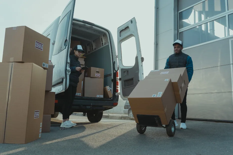 Prise en charge de colis pour leur transport